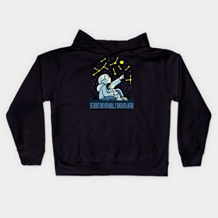 Stargazing Mom's Guiding Light Kids Hoodie